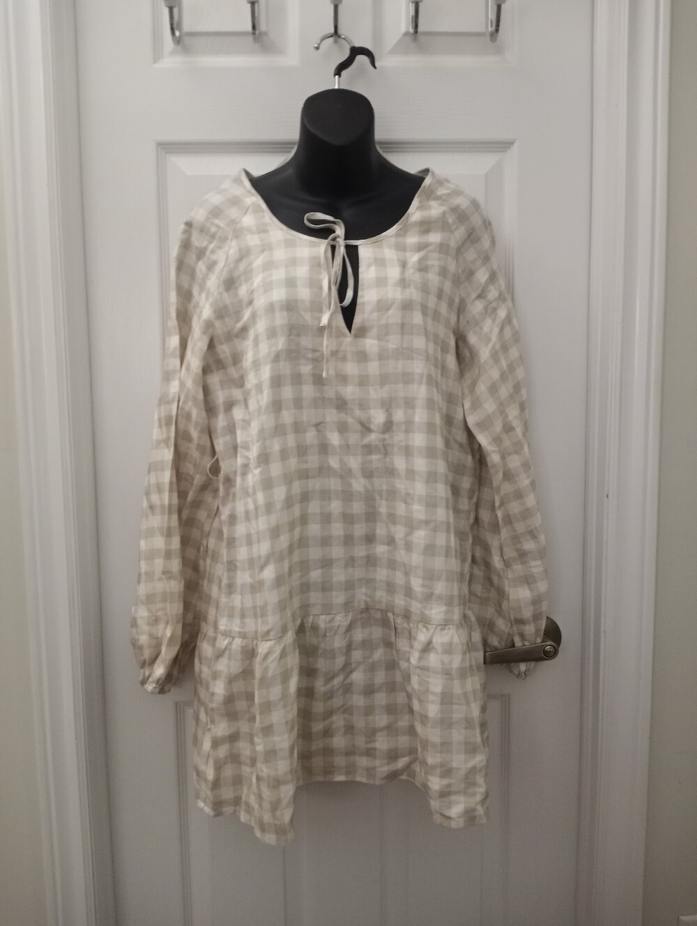 CHARLIE HOLIDAY Mini Gingham Style Dress